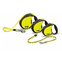 FLEXI Neon REFLECT Small smycz automatyczna linka 5m do 12kg NOWOŚĆ