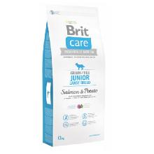 Brit Care Grain-Free Junior Large Breed Salmon bezzbożowa karma dla szczeniąt ras dużych z łososiem op.1-12kg