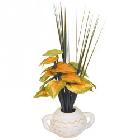 Zolux ceramika z rośliną 18cm