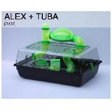 Inter-Zoo klatka dla chomików Alex z tunelami 58cm