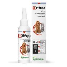 OTIFREE roztwór do czyszczenia uszu psów i kotów 60/160ml nowe opak.